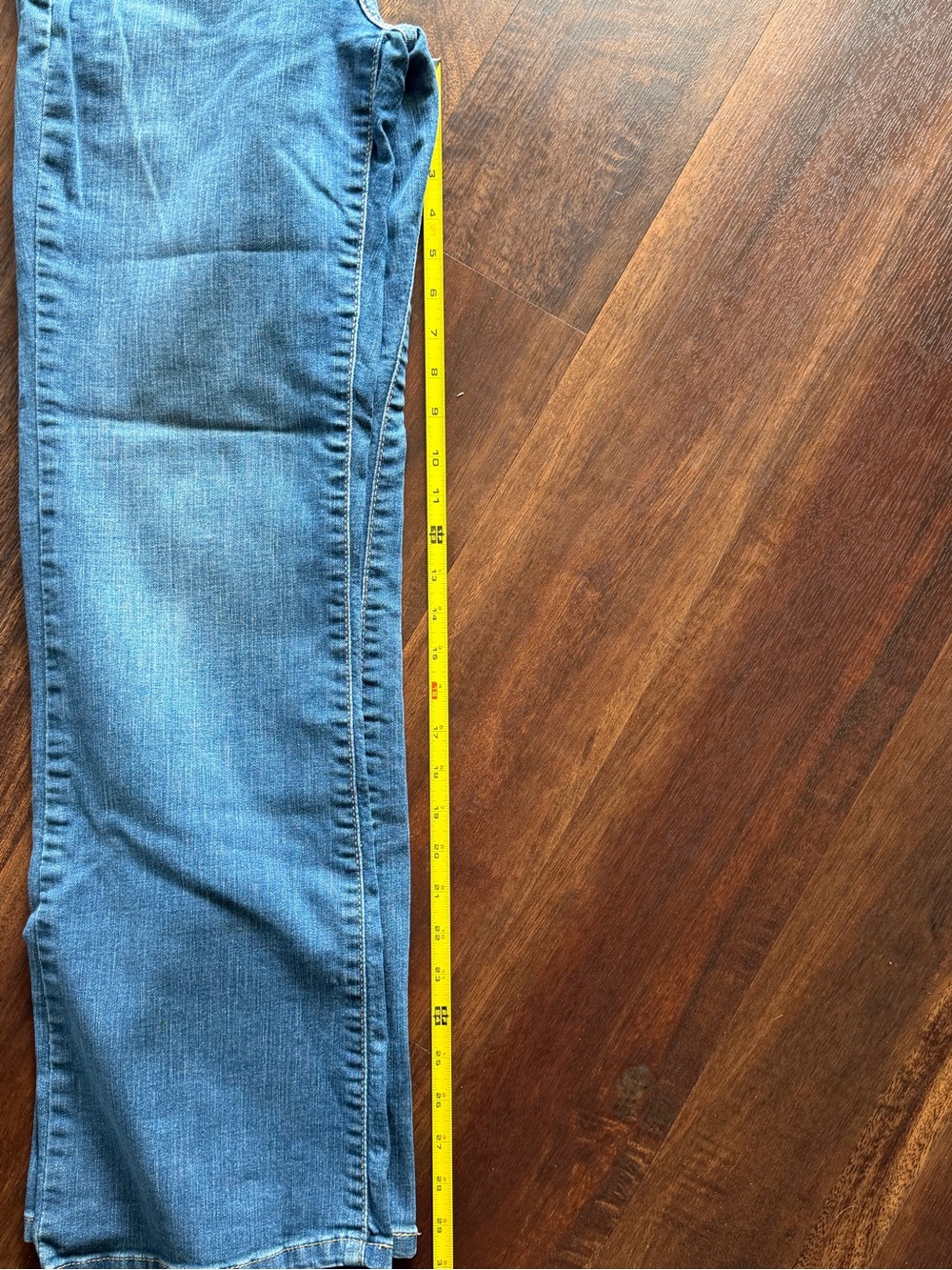 Levi's Perfectly Slimming 512 Women's Slim Bootcut Blue Studded Denim Jeans - Picture 8 of 9